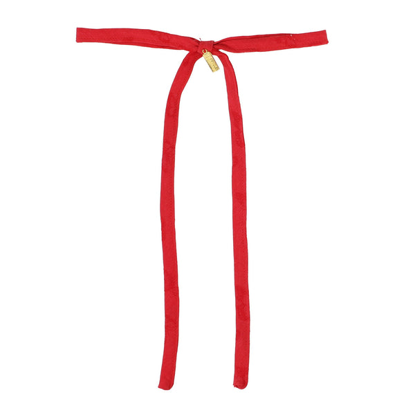 Butterfly Print Thin Long Bow