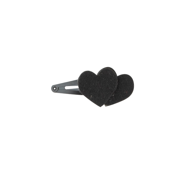 Wool Double Heart Clip