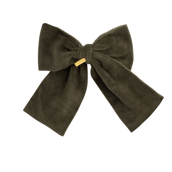 Stretch Velvet Medium Bow