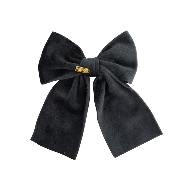 Stretch Velvet Medium Bow