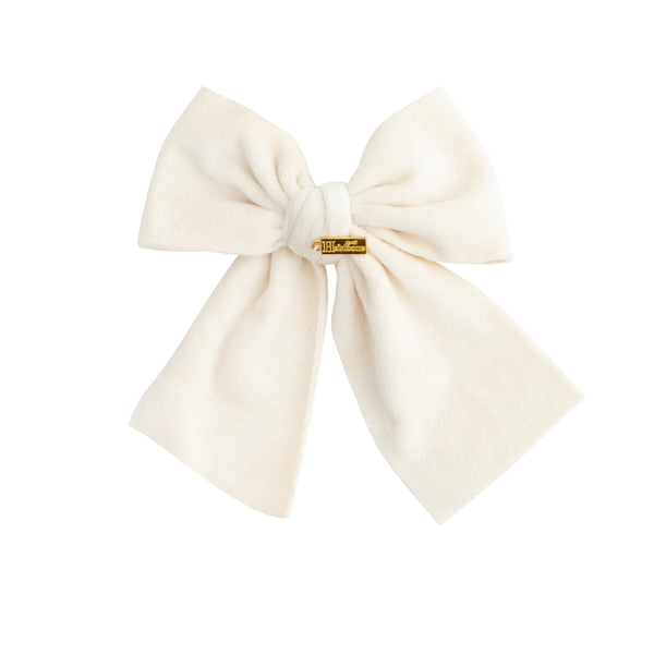 Stretch Velvet Medium Bow