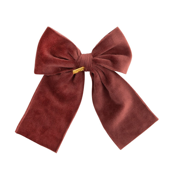 Stretch Velvet Medium Bow