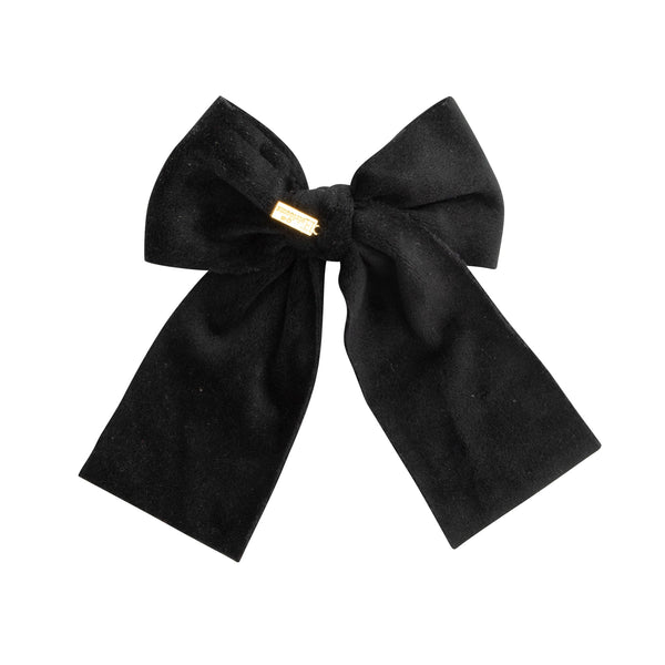 Stretch Velvet Medium Bow