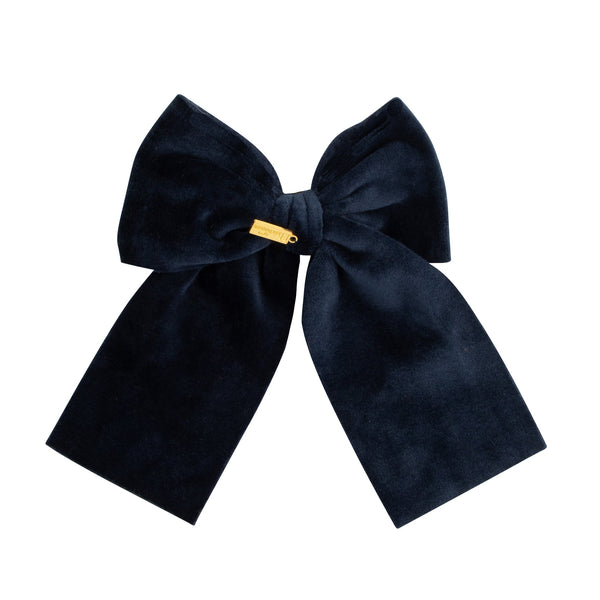 Stretch Velvet Medium Bow