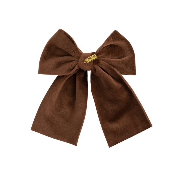 Stretch Velvet Medium Bow