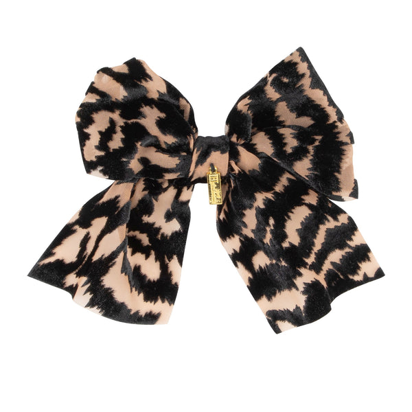 Cut Velvet Medium Bow