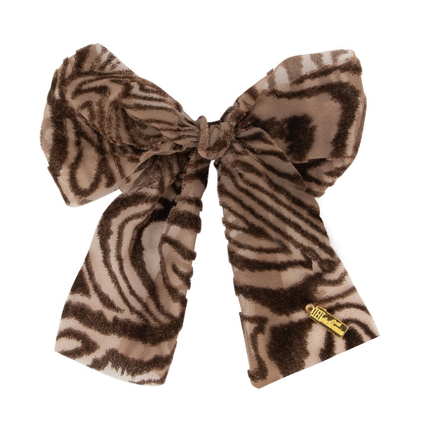 Cut Velvet Medium Bow