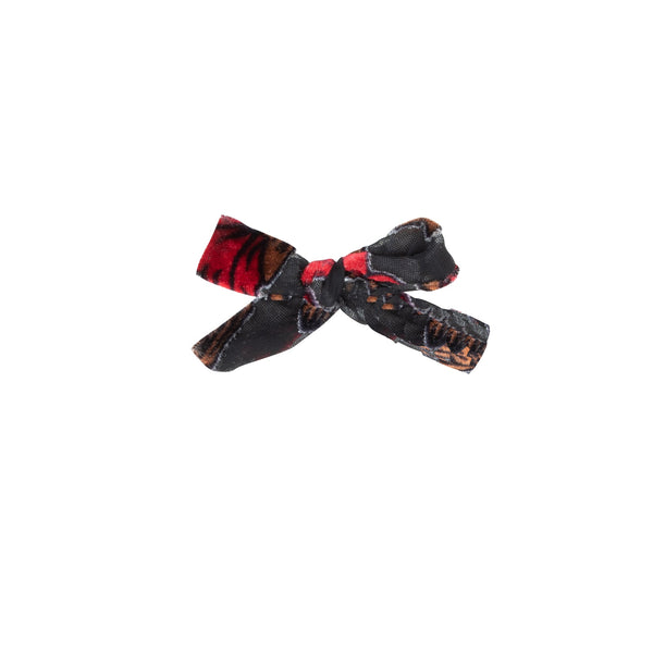 Cut Velvet Mini Bow