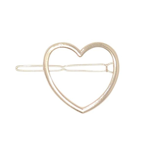 Denim Heart Clip