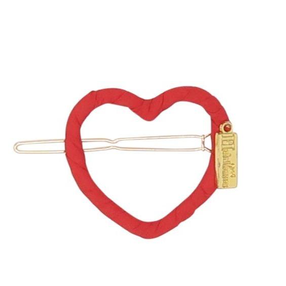 Denim Heart Clip