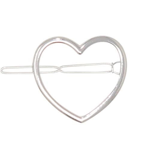 Denim Heart Clip