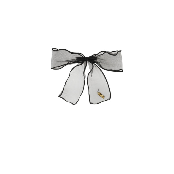Wavy Tulle Medium Bow