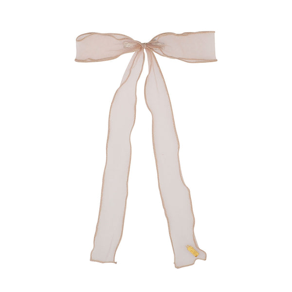 Wavy Tulle Narrow Long Bow