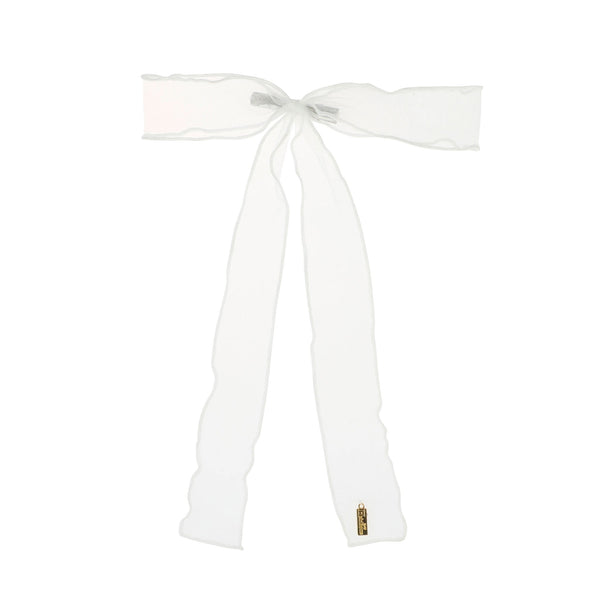 Wavy Tulle Narrow Long Bow