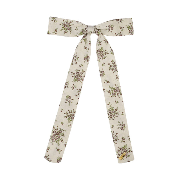Dainty Floral Narrow Long Bow