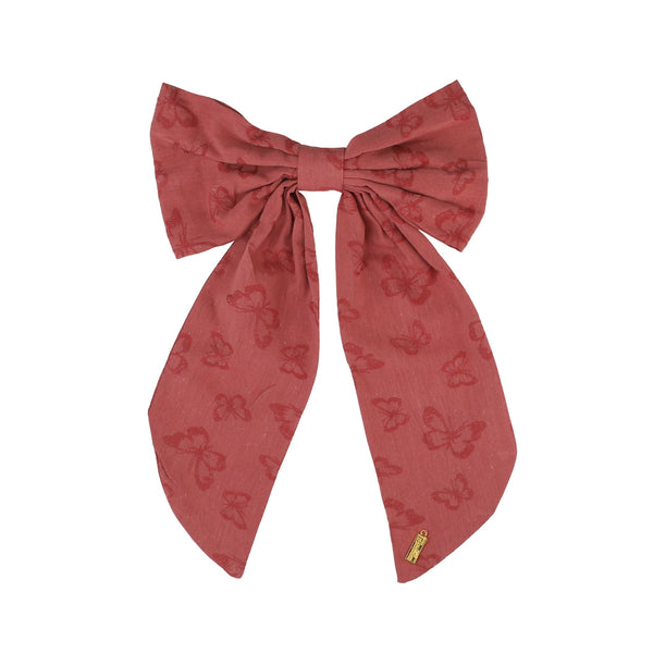 Butterfly Print Long Bow