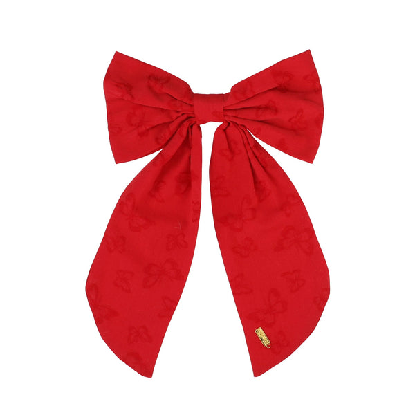 Butterfly Print Long Bow