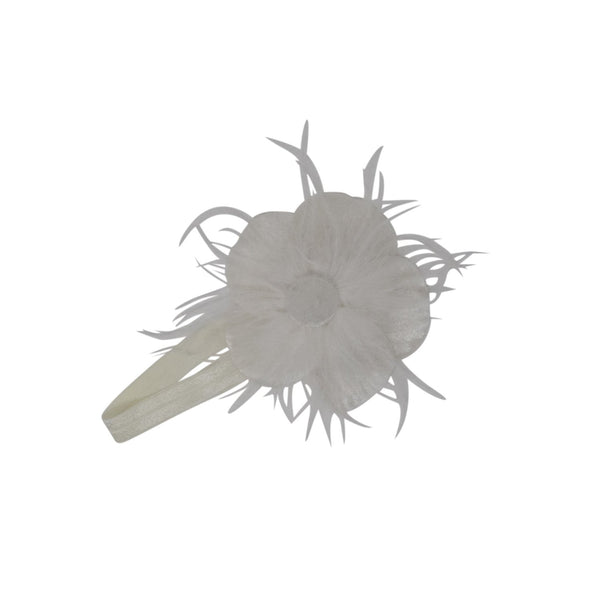 Feather Velvet Flower Mini