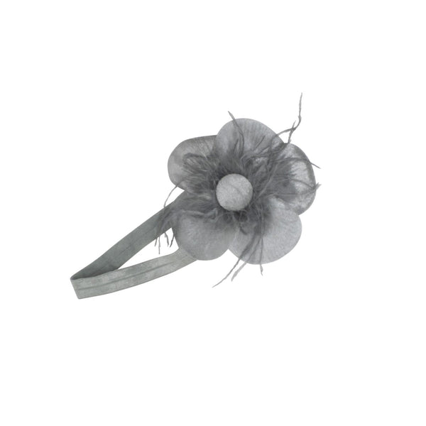 Feather Velvet Flower Mini